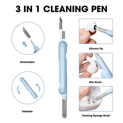 Sounce 5-in-1 Multi-Function Laptop Cleaning Brush/Keyboard Cleaning kit/Gadget Cleaning kit Gap Duster Key-Cap Puller for Laptop, Keyboard and Earphones