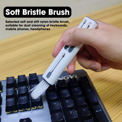 Sounce 5-in-1 Multi-Function Laptop Cleaning Brush/Keyboard Cleaning kit/Gadget Cleaning kit Gap Duster Key-Cap Puller for Laptop, Keyboard and Earphones