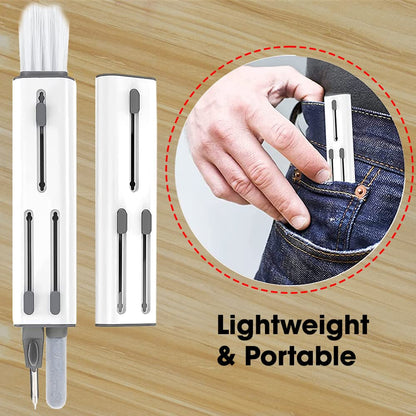 Sounce 5-in-1 Multi-Function Laptop Cleaning Brush/Keyboard Cleaning kit/Gadget Cleaning kit Gap Duster Key-Cap Puller for Laptop, Keyboard and Earphones