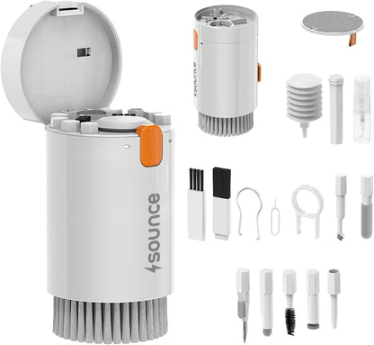 Sounce 5-in-1 Multi-Function Laptop Cleaning Brush/Keyboard Cleaning kit/Gadget Cleaning kit Gap Duster Key-Cap Puller for Laptop, Keyboard and Earphones