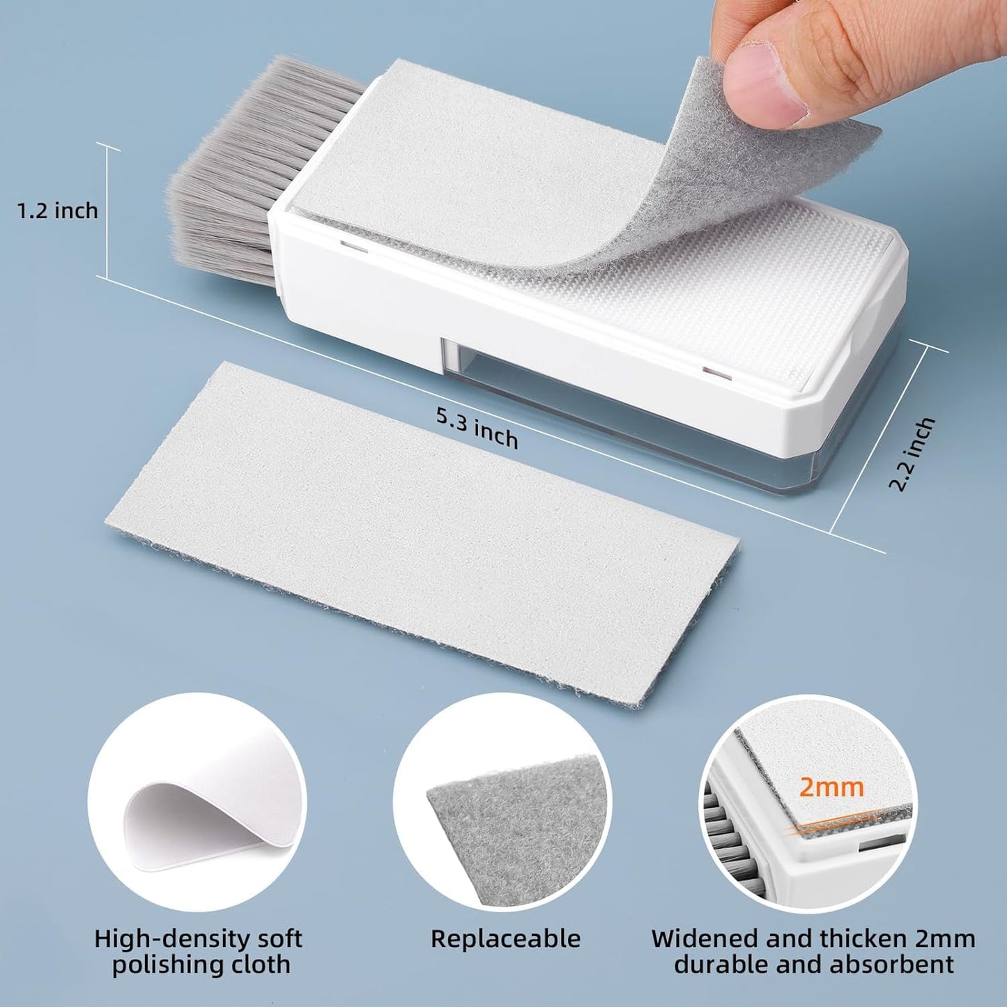Sounce 5-in-1 Multi-Function Laptop Cleaning Brush/Keyboard Cleaning kit/Gadget Cleaning kit Gap Duster Key-Cap Puller for Laptop, Keyboard and Earphones