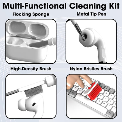Sounce 5-in-1 Multi-Function Laptop Cleaning Brush/Keyboard Cleaning kit/Gadget Cleaning kit Gap Duster Key-Cap Puller for Laptop, Keyboard and Earphones