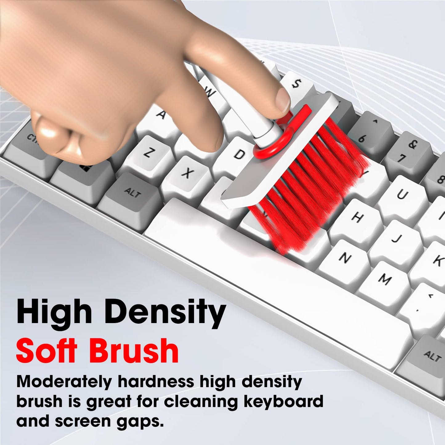 Sounce 5-in-1 Multi-Function Laptop Cleaning Brush/Keyboard Cleaning kit/Gadget Cleaning kit Gap Duster Key-Cap Puller for Laptop, Keyboard and Earphones