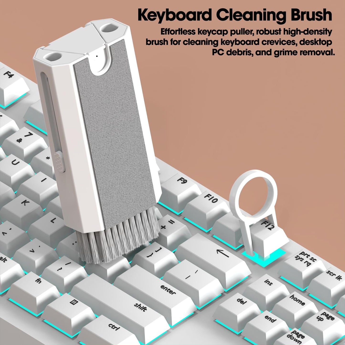 Sounce 5-in-1 Multi-Function Laptop Cleaning Brush/Keyboard Cleaning kit/Gadget Cleaning kit Gap Duster Key-Cap Puller for Laptop, Keyboard and Earphones