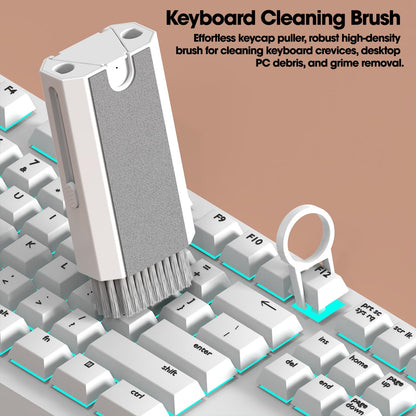 Sounce 5-in-1 Multi-Function Laptop Cleaning Brush/Keyboard Cleaning kit/Gadget Cleaning kit Gap Duster Key-Cap Puller for Laptop, Keyboard and Earphones